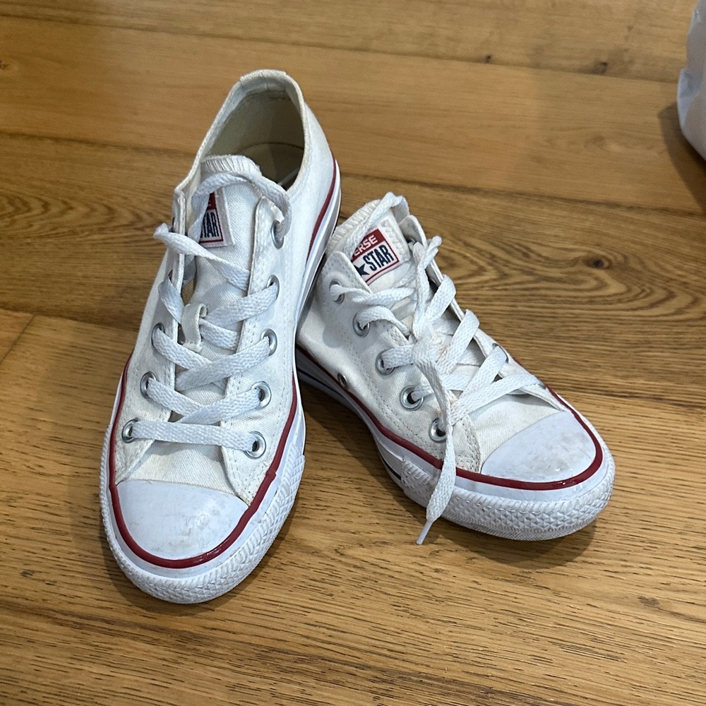 Converse White Low-Top Sneakers